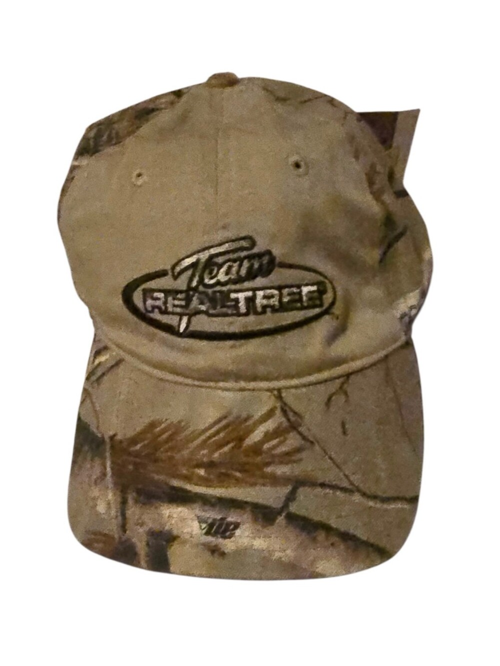 NWT Team Realtree Tan Camo Embroidered Baseball Cap